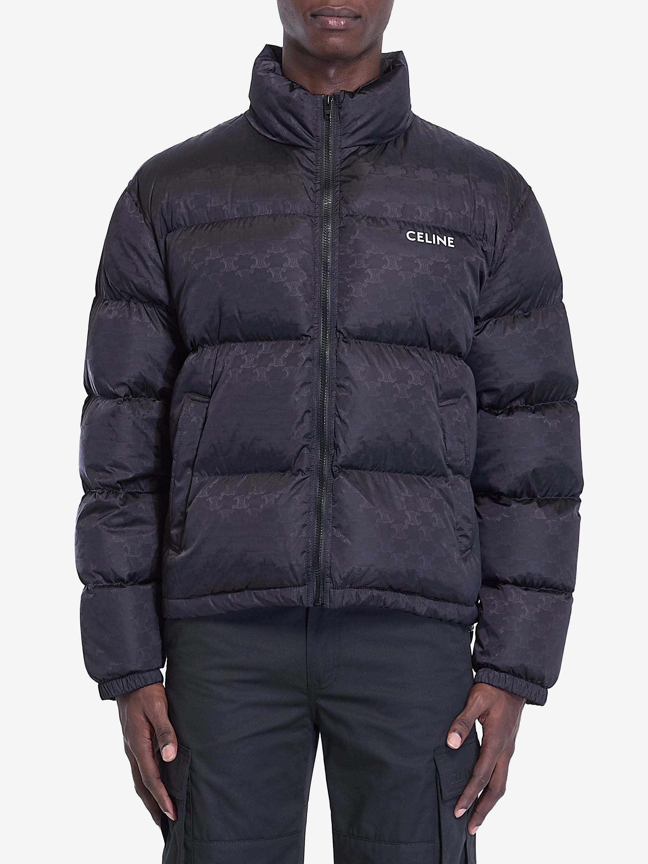 CELINE PUFFER JACKET - BLACK / IT 46