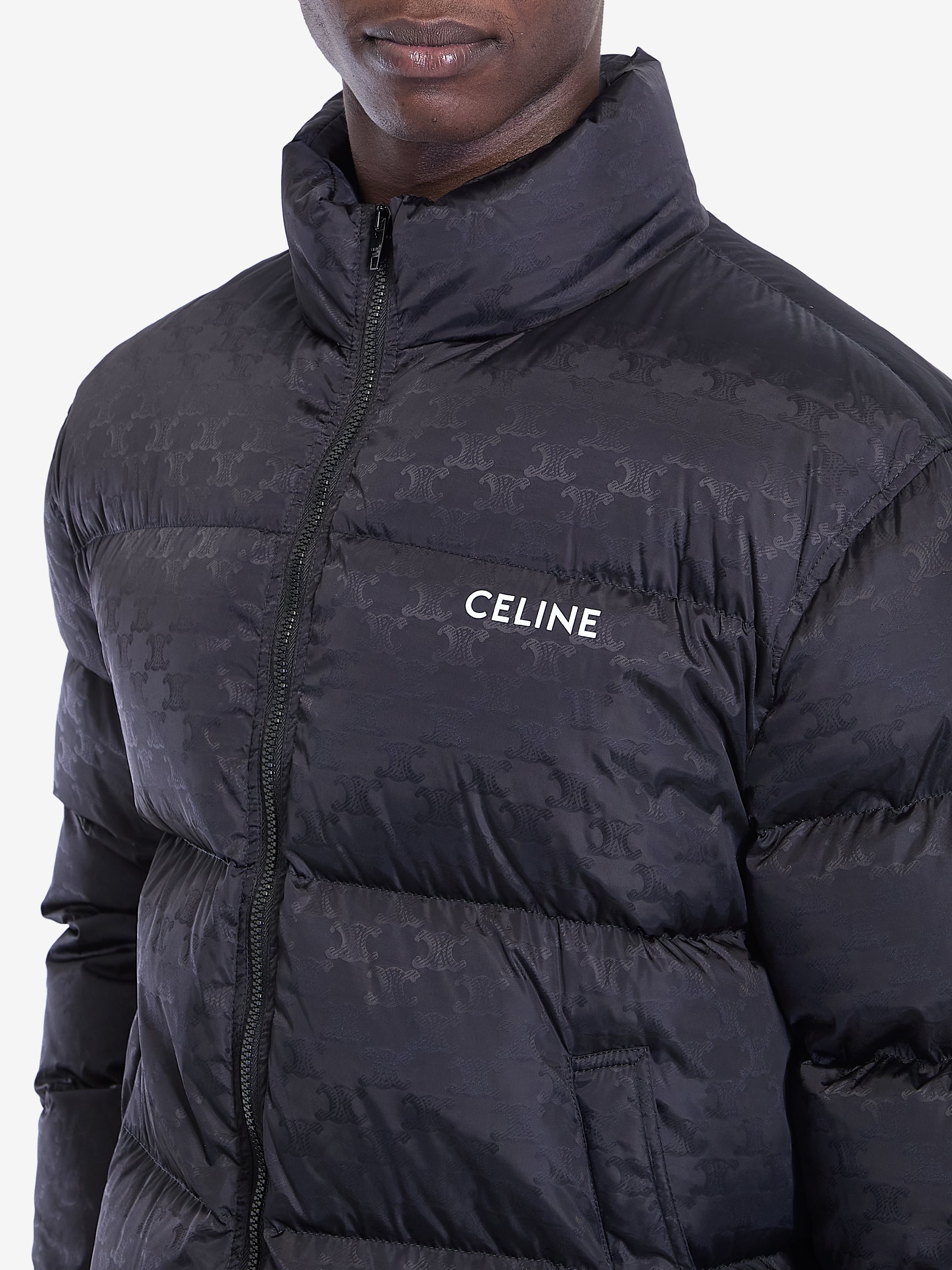 CELINE PUFFER JACKET - BLACK / IT 46