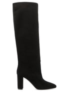 Black VIA ROMA 15 SUEDE BOOTS