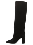 Black VIA ROMA 15 SUEDE BOOTS