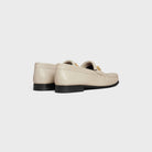 02BG CELINE CELINE LUCO LOAFER WITH FRINGES IN LIZARD STAMPED CALFSKIN