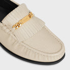 02BG CELINE CELINE LUCO LOAFER WITH FRINGES IN LIZARD STAMPED CALFSKIN