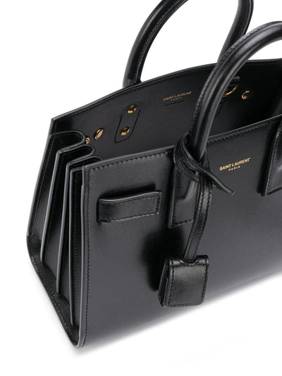 1000 SAINT LAURENT SAC DE JOUR NANO LEATHER TOTE BAG