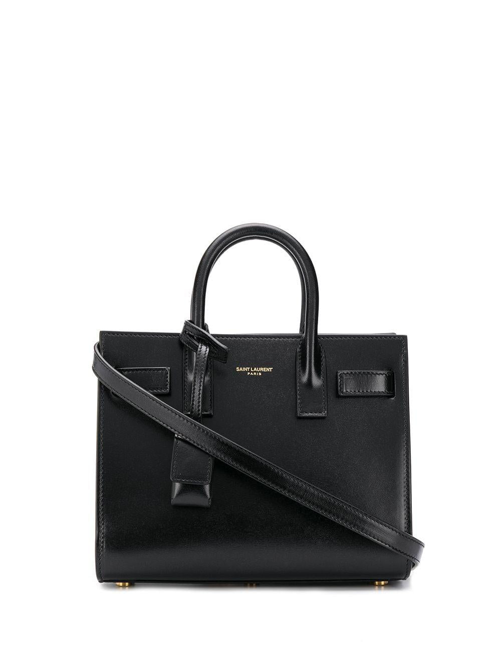 1000 SAINT LAURENT SAC DE JOUR NANO LEATHER TOTE BAG