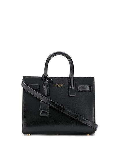 1000 SAINT LAURENT SAC DE JOUR NANO LEATHER TOTE BAG