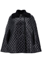 999 MONCLER QUILTED CAPE WITH COLLAR