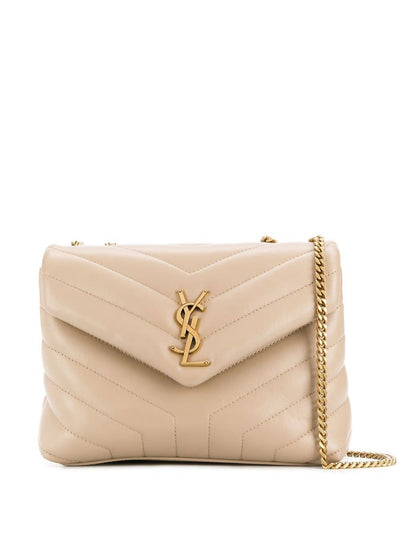 2721 SAINT LAURENT  DARK BEIGE LOULOU SMALL BAG