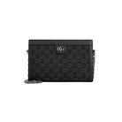 8450 GUCCI  OPHIDIA SMALL SHOULDER BAG BLACK/GREY