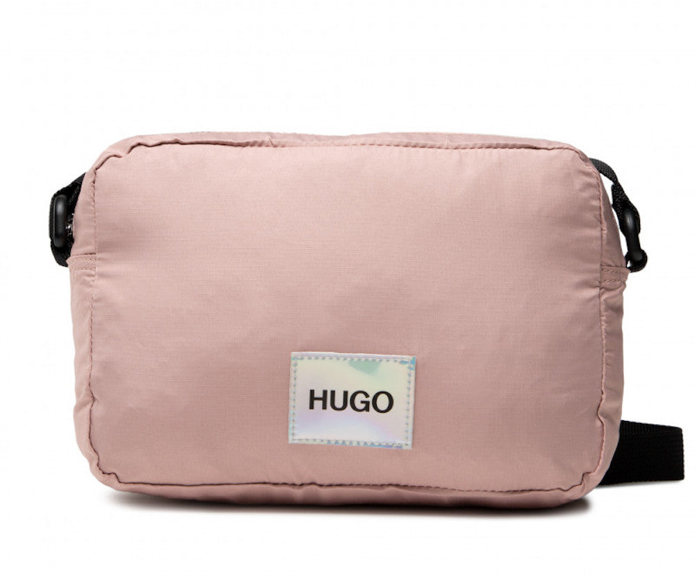 PINK HUGO BOSS REBORN PACKABLE CROSSBODY BAG