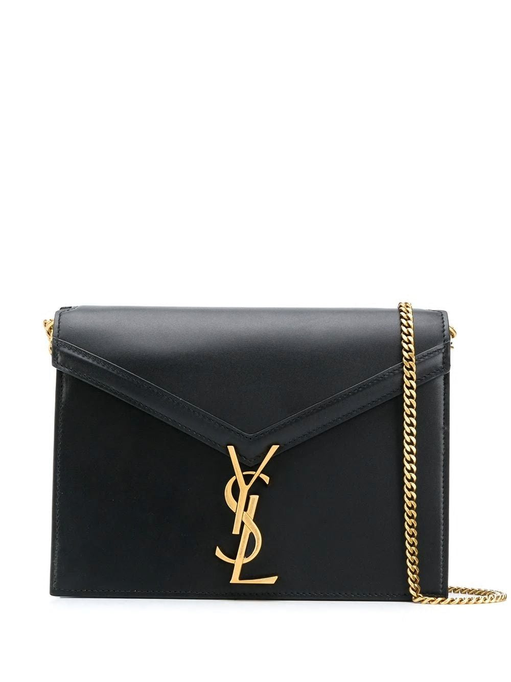 1000 SAINT LAURENT CASSANDRE LOGO PLAQUE SHOULDER BAG