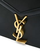 1000 SAINT LAURENT CASSANDRE LOGO PLAQUE SHOULDER BAG