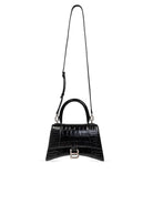 1LR6Y1000 BALENCIAGA HOURGLASS SMALL LEATHER HANDBAG