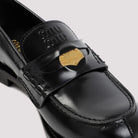 F0002 MIU MIU LEATHER LOAFERS