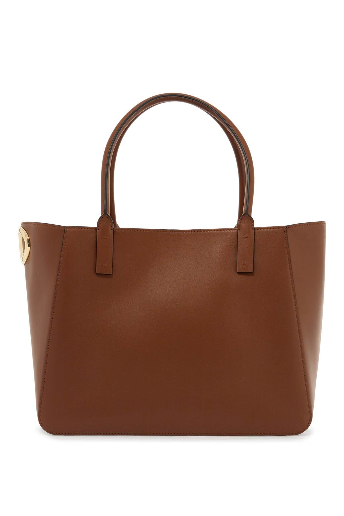 N58 VALENTINO GARAVANI NAPPA CALFSKIN VLOGO SIDE TOTE BAG