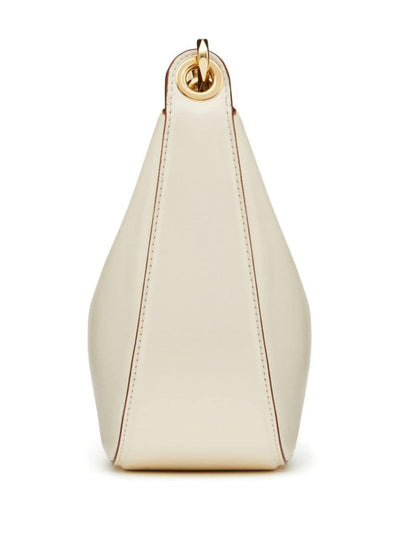 098 VALENTINO GARAVANI MINI VLOGO MOON BAG IN NAPPA LEATHER WITH CHAIN