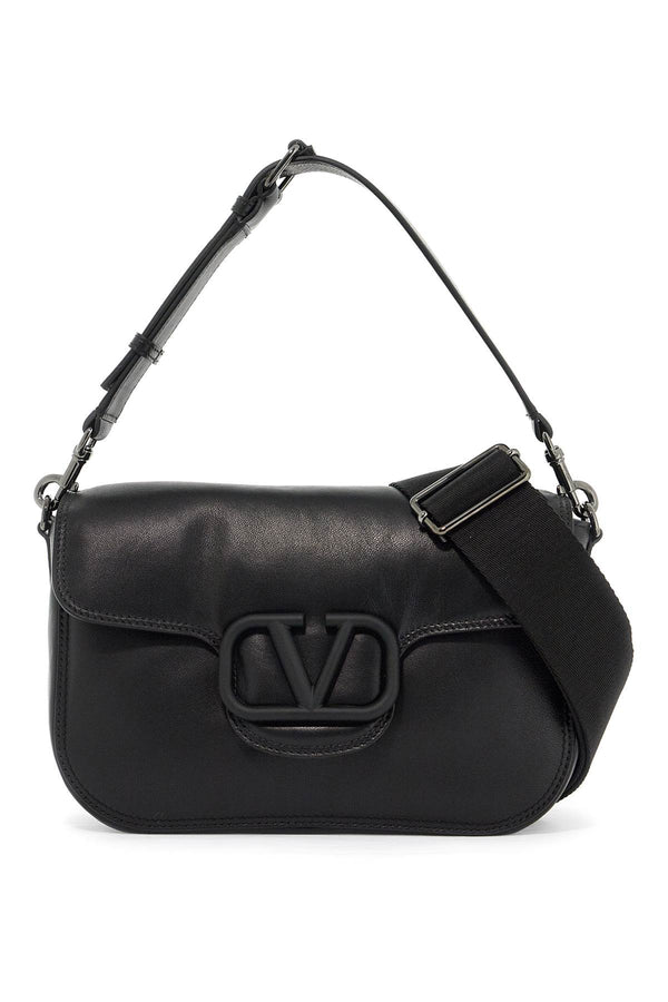 0NO VALENTINO GARAVANI VLOGO SIGNATURE SHOULDER BAG IN NAPPA LEATHER