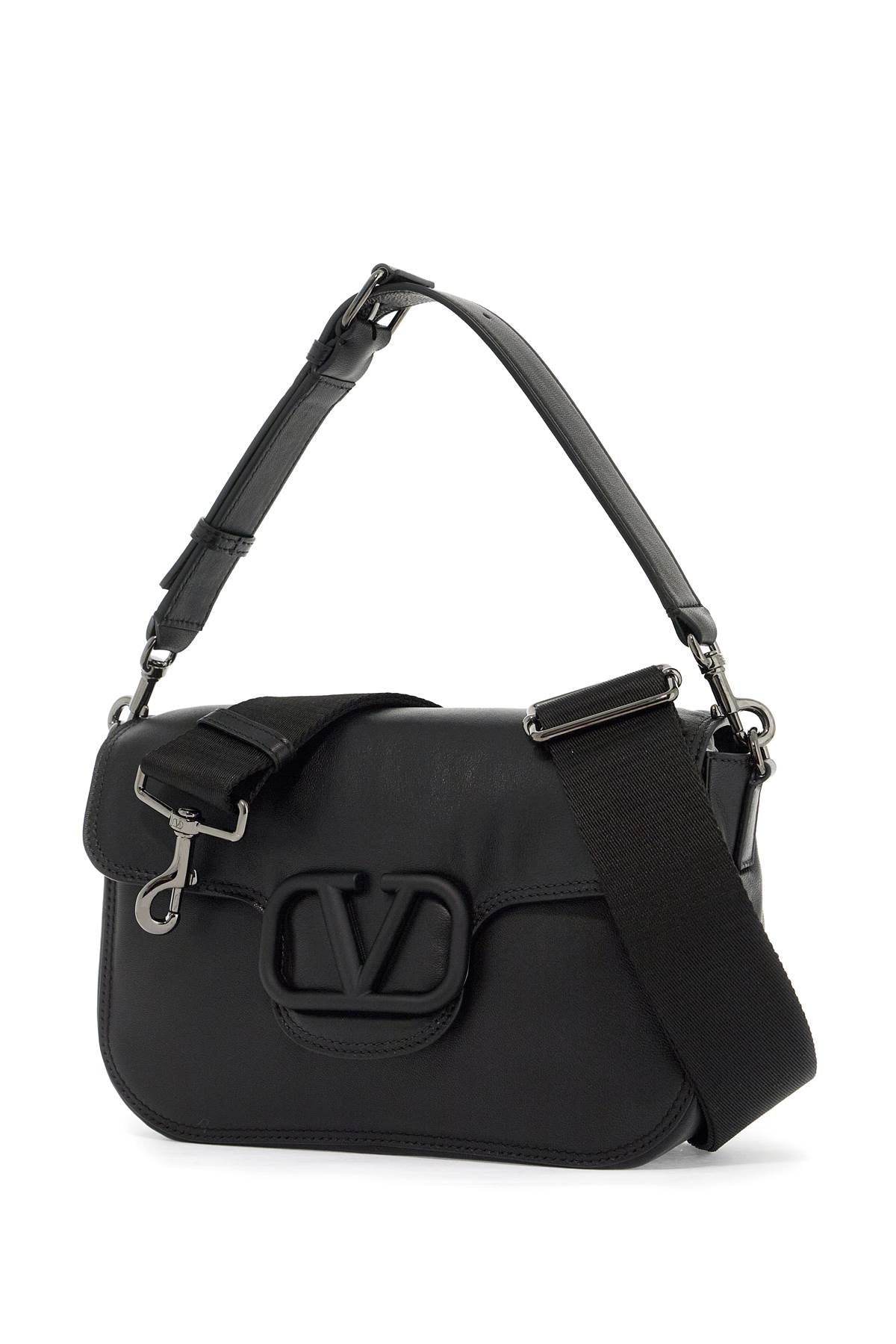 0NO VALENTINO GARAVANI VLOGO SIGNATURE SHOULDER BAG IN NAPPA LEATHER