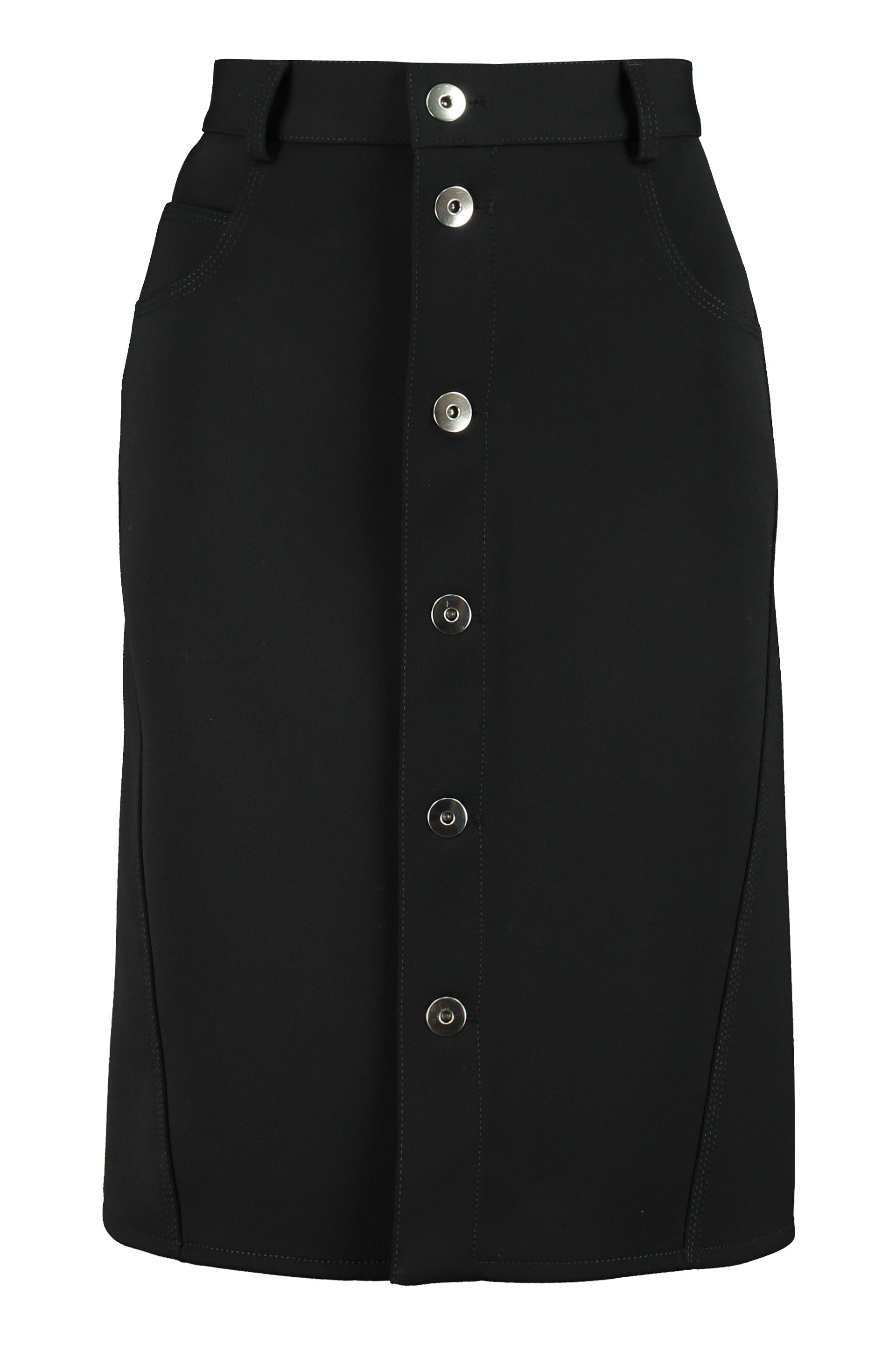 1000 BOTTEGA VENETA STRETCH WOOL SKIRT