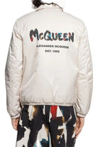 1241 ALEXANDER MCQUEEN GRAFFITI LOGO BLOUSN GRAFFITI