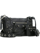 1000 BALENCIAGA  BLACK LE CAGOLE XS BAG WITH FLAP