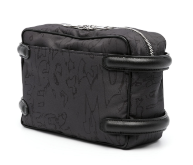 1AAQ01000 ALEXANDER MCQUEEN GRAFFITI PRINT CROSSOVER STRAP BAG