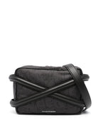 1AAQ01000 ALEXANDER MCQUEEN GRAFFITI PRINT CROSSOVER STRAP BAG