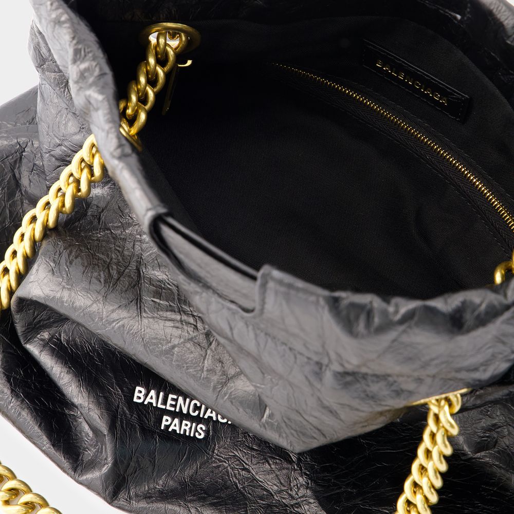 1000 BALENCIAGA SMALL CRUSH TOTE BAG