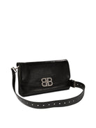 Black BALENCIAGA "BB SOFT FLAP" SHOULDER BAG