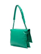 GREEN FERRAGAMO VIVA SMERALDO SHOULDER BAG