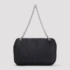 1000 BALENCIAGA MONACO M BLACK PADDED LOGO BAG