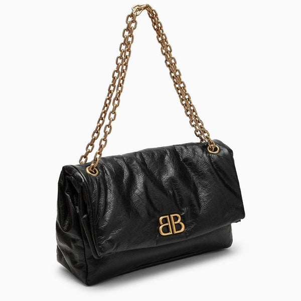 1000 BALENCIAGA MONACO CHAIN M SHOULDER BAG 