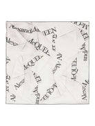 3001Q9260 ALEXANDER MCQUEEN ALEXANDER MCQUEEN SCARFS WHITE