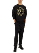 CF00TG89 VERSACE JEANS COUTURE V-EMBLEM SWEATSHIRT