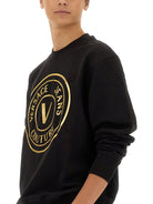 CF00TG89 VERSACE JEANS COUTURE V-EMBLEM SWEATSHIRT