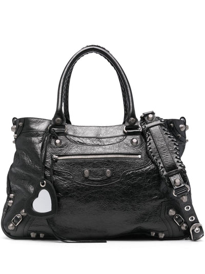 1060 BALENCIAGA  NEO CAGOLE XL PLUS TOTE BAG BLACK