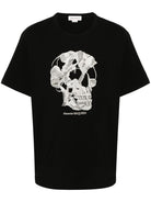 1000 ALEXANDER MCQUEEN SKULL EMBROIDERY T-SHIRT