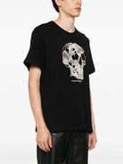 1000 ALEXANDER MCQUEEN SKULL EMBROIDERY T-SHIRT