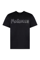 0570 ALEXANDER MCQUEEN COTTON CREW-NECK T-SHIRT