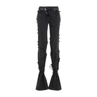 1307 ALEXANDER MCQUEEN TIED JEANS