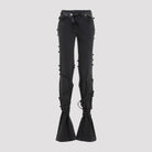 1307 ALEXANDER MCQUEEN TIED JEANS