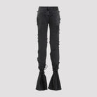 1307 ALEXANDER MCQUEEN TIED JEANS