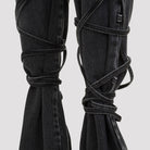 1307 ALEXANDER MCQUEEN TIED JEANS