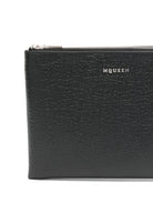 1000 ALEXANDER MCQUEEN CROSS-BAR ZIP POUCH