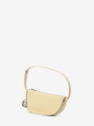 A4477 BURBERRY LIGHT BEIGE LAMBSKIN SHOULDER BAG