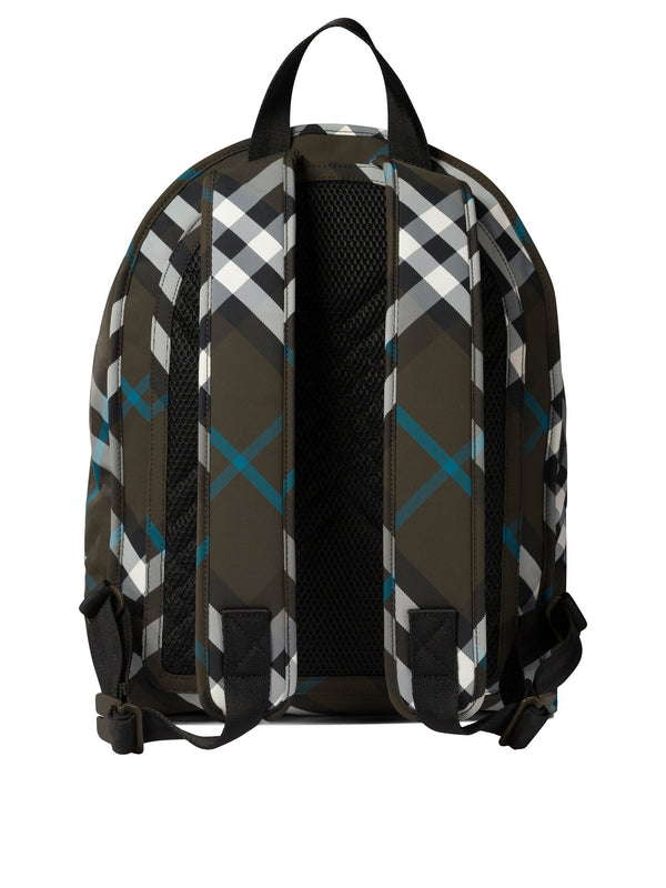 Green BURBERRY "SHIELD" BACKPACK