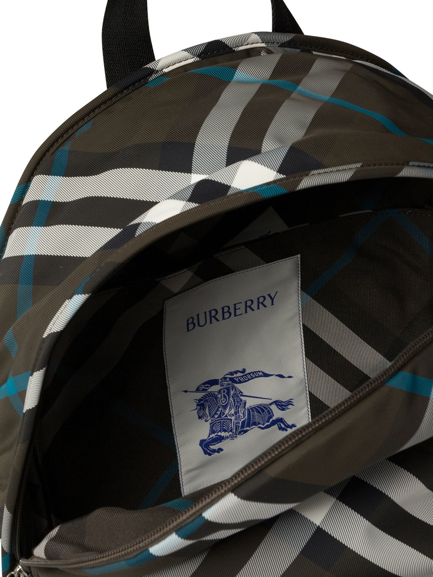 Green BURBERRY "SHIELD" BACKPACK