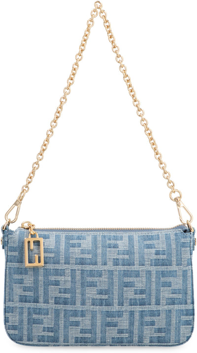 F1PLM FENDI BAGUETTE POUCH WITH CHAIN