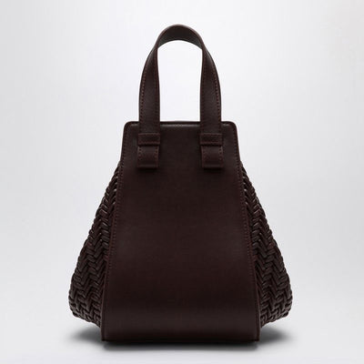 7240 LOEWE  DARK BURGUNDY LEATHER HAMMOCK BAG