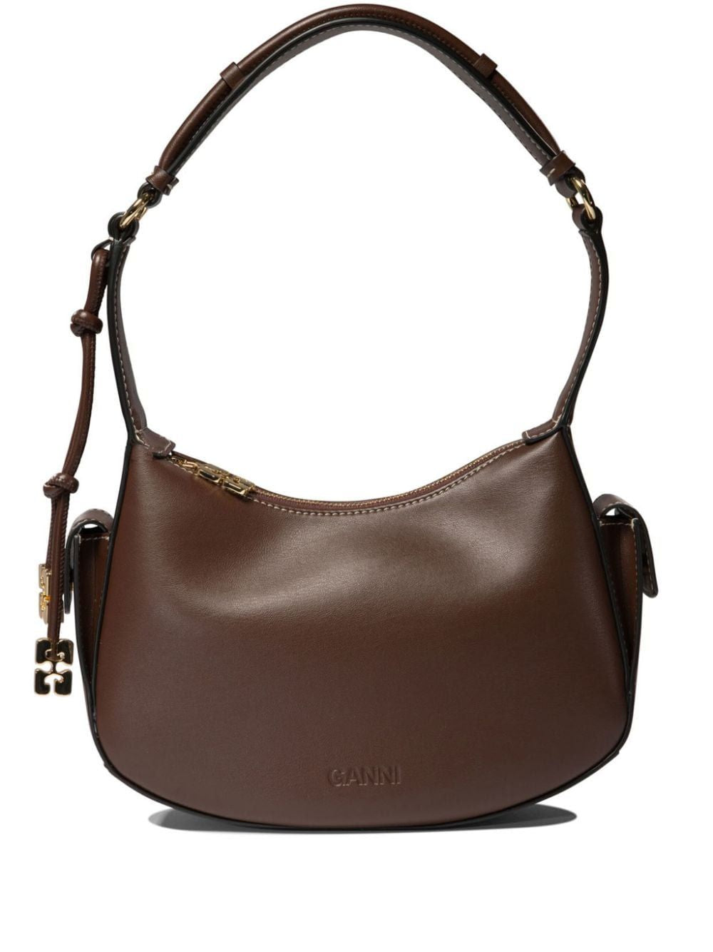 890 GANNI Ganni Shoulder Bag BROWN