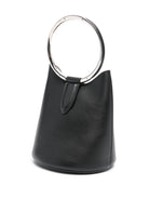 999 ALAIA RING MINI LEATHER BUCKET BAG